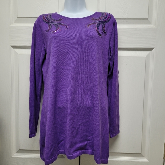 Bob Mackie Sequined Sweater - Picture 2 of 11